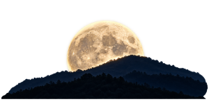 Il Pianeta Luna che sorge