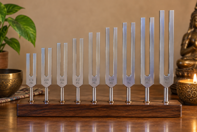 A group of tuning forks